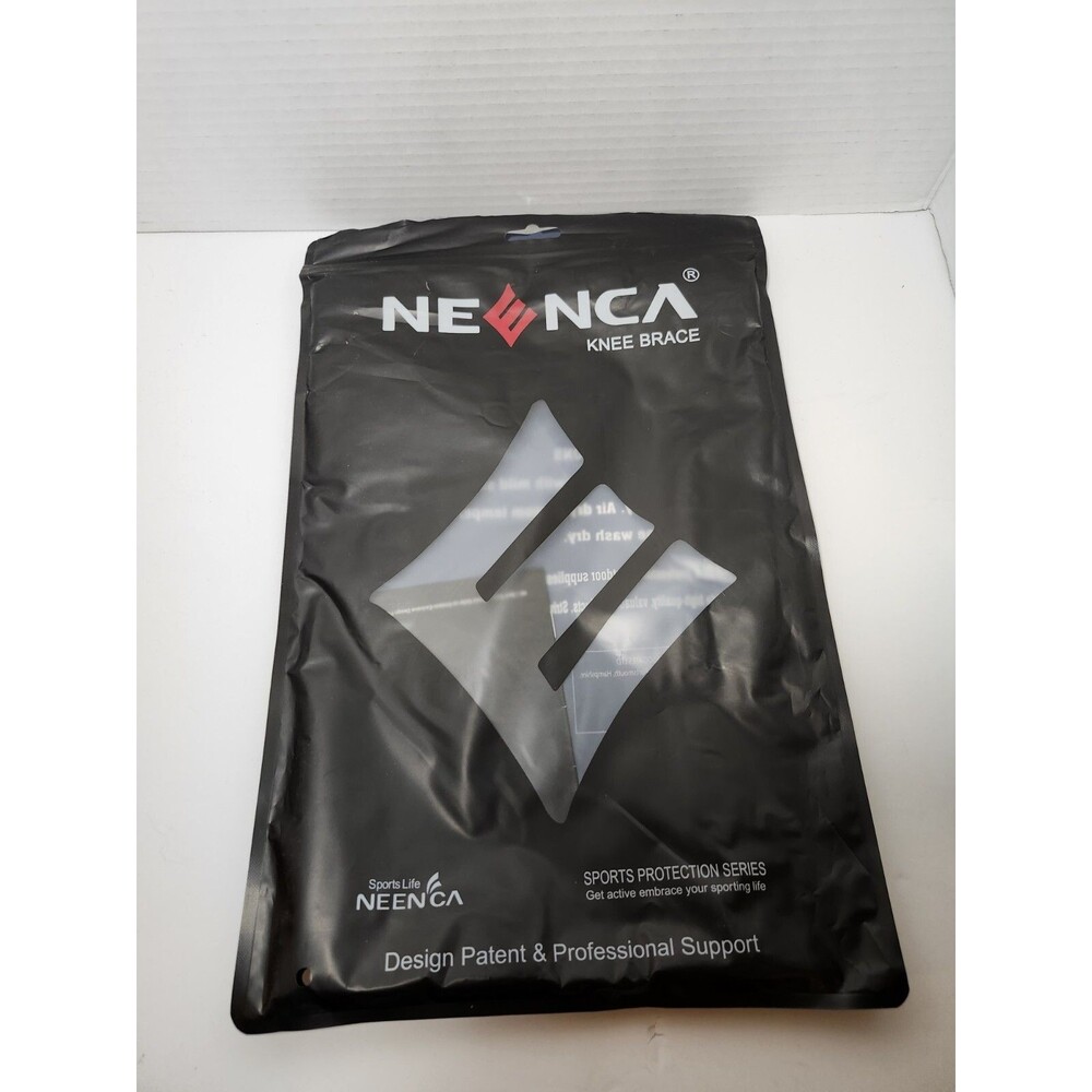 NEENCA Plus Size Knee Brace Side Stabilizers Patella Pad Wrap On XL/2XL Black